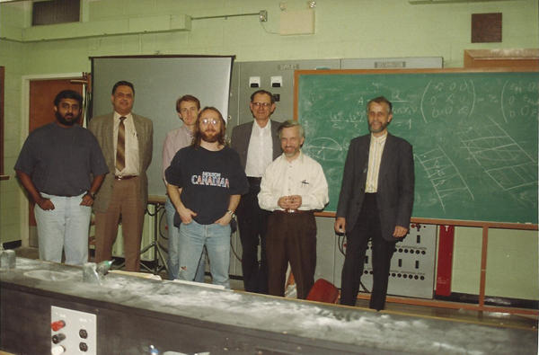 Uniwersytet Windsor w Toronto 15 IV 1994, po seminarium.