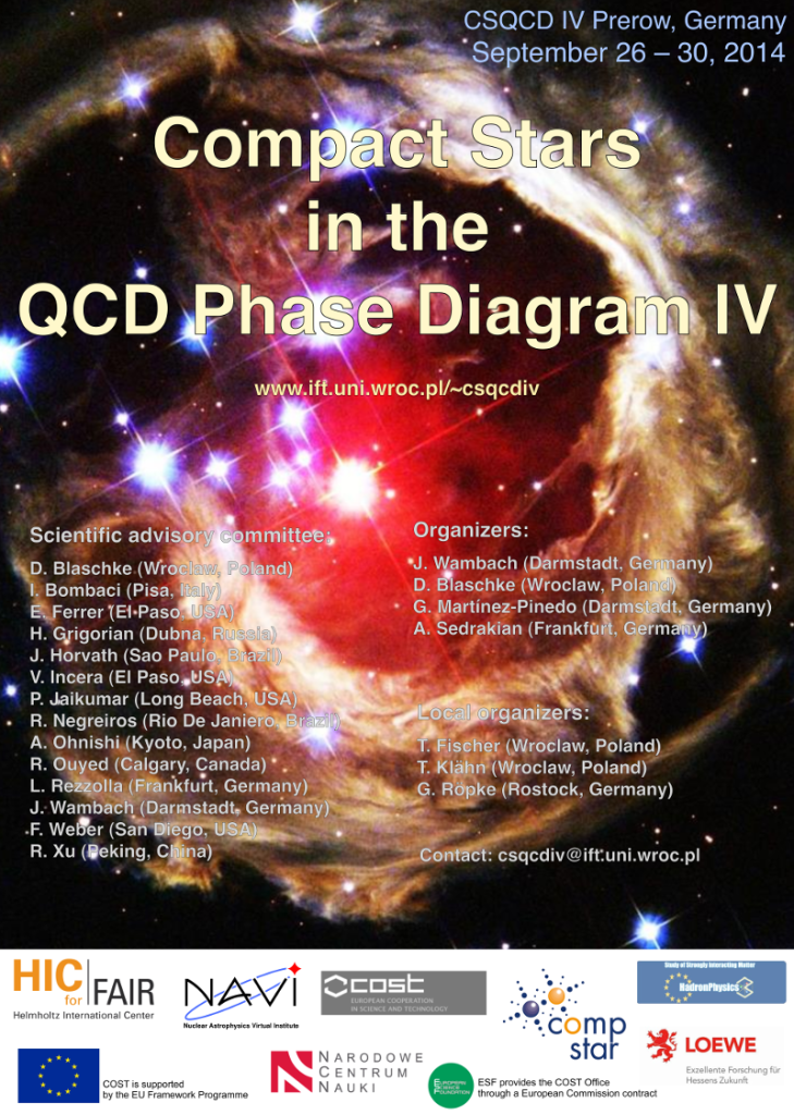Plakat Konferencji CSQCD IV