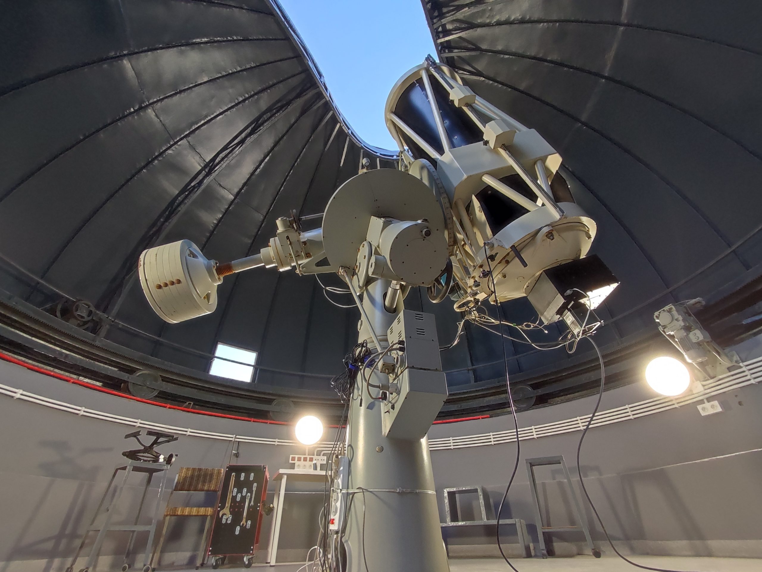 University of Wrocław astrophysical observatory in Białków - telescope
